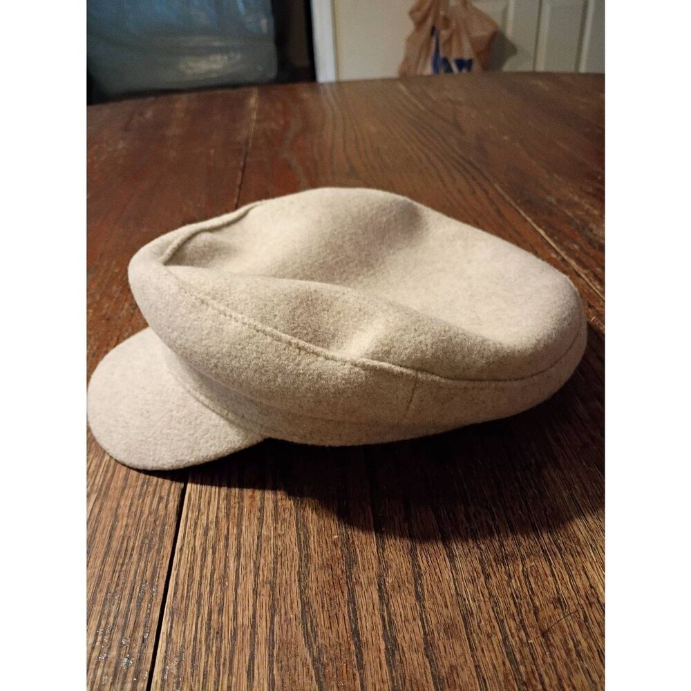 Oatmeal Tan Captains Newsboy Mariners Hat - Picture 3 of 6